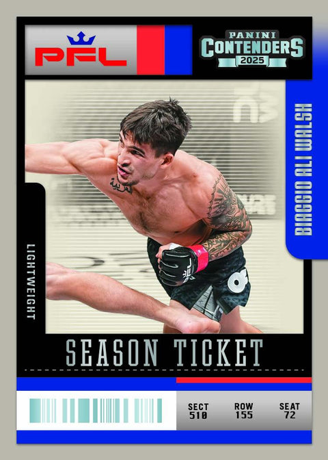 2025 Panini Contenders Professional Fighters League PFL Hobby