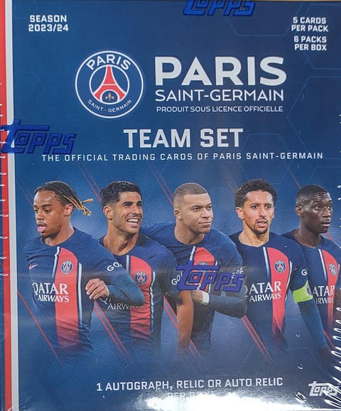 2023/24 Topps Paris Saint-Germain PSG Team Set Soccer