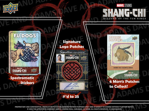 Marvel Studios Shang-Chi and the Legend of the Ten Rings Hobby (Upper Deck 2023)