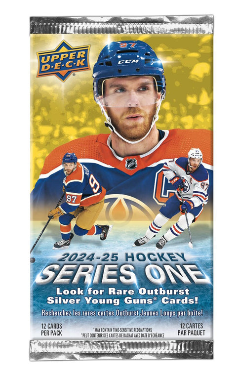 2024/25 Upper Deck Series 1 Hockey 4-Pack Blaster