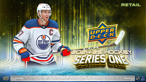 2024/25 Upper Deck Series 1 Hockey 3-Pack Blaster (Oversized Young Guns!)