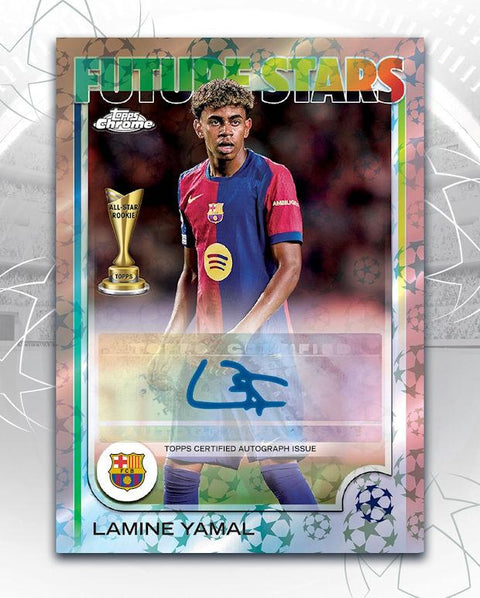 2024/25 Topps Chrome Logofractor UEFA Club Competitions Soccer (London Store Exclusive)