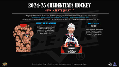 2024/25 Upper Deck Credentials Hockey Hobby