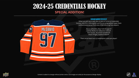 2024/25 Upper Deck Credentials Hockey Hobby