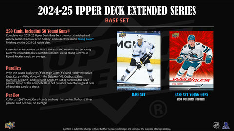 2024/25 Upper Deck Extended Series Hockey Hobby