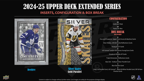2024/25 Upper Deck Extended Series Hockey Hobby