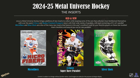 2024/25 Upper Deck Skybox Metal Universe Hockey Hobby Box
