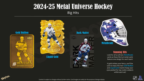 2024/25 Upper Deck Skybox Metal Universe Hockey Hobby Box