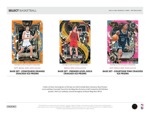 2024/25 Panini Select Basketball Mega