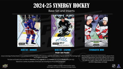 2024/25 Upper Deck Synergy Hockey Hobby