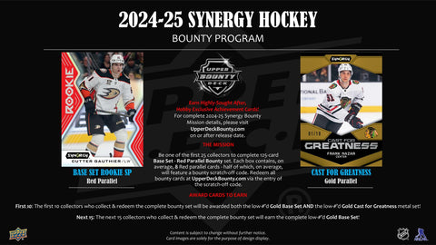 2024/25 Upper Deck Synergy Hockey Hobby