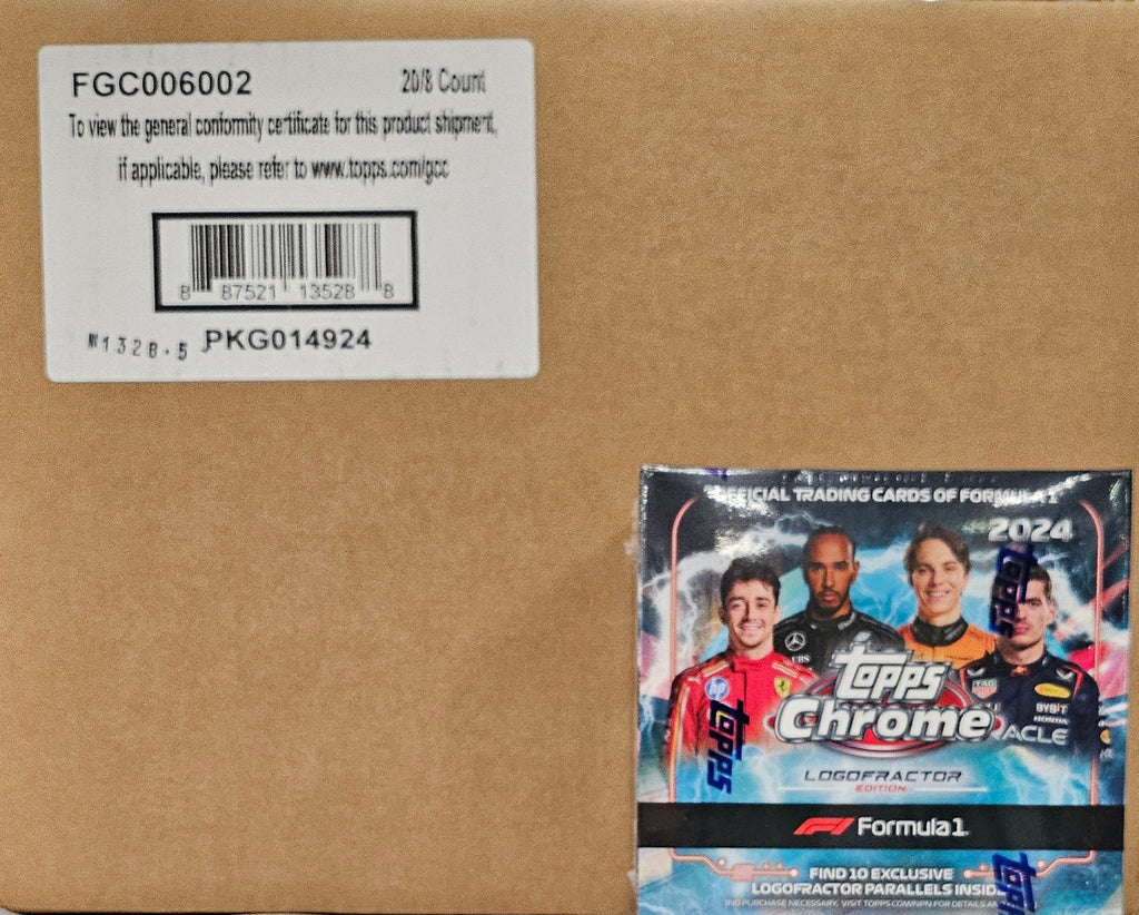 2024 Topps Chrome F1 Formula 1 Logofractor Box Dave & Adam's Europe