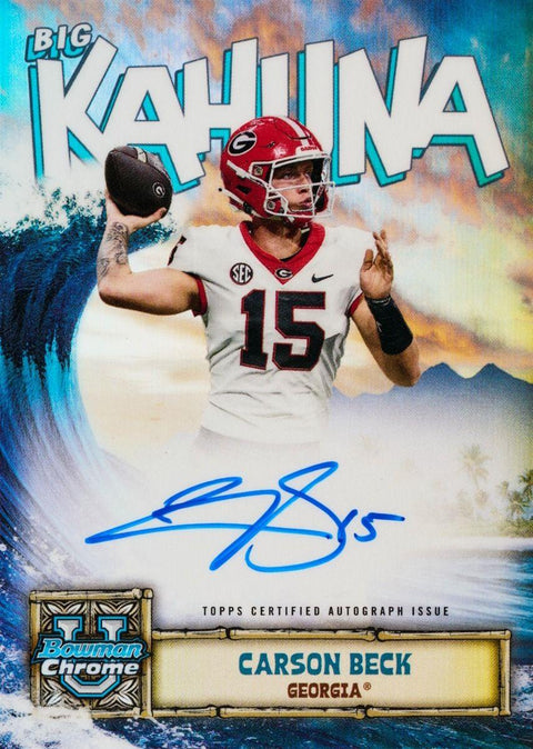 2024 Bowman University Chrome Football 7-Pack Blaster