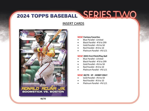 2024 Topps Series 2 Baseball Hobby