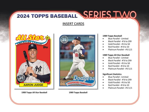 2024 Topps Series 2 Baseball Hobby