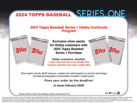 2024 Topps Series 1 Baseball Hobby