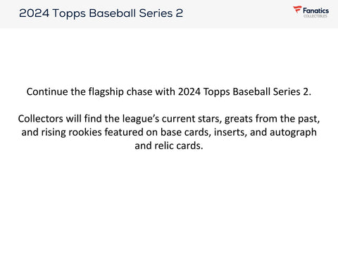 2024 Topps Series 2 Baseball Retail 20-Pack