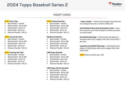 2024 Topps Series 2 Baseball Retail 20-Pack