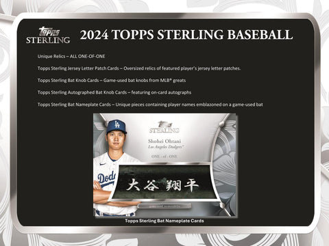 2024 Topps Sterling Baseball Hobby