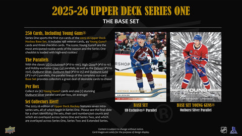2025/26 Upper Deck Series 1 Hockey Hobby
