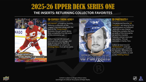 2025/26 Upper Deck Series 1 Hockey Hobby