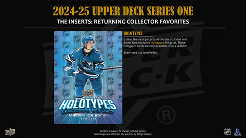 2025/26 Upper Deck Series 1 Hockey Hobby