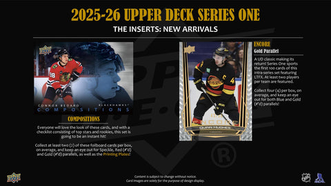 2025/26 Upper Deck Series 1 Hockey Hobby