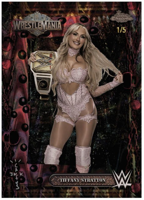 2025 Topps Chrome WWE Cactus Jack x Wrestlemania