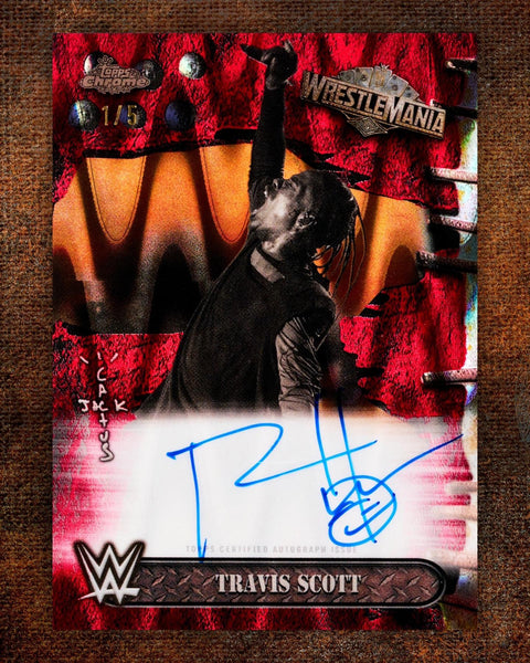 2025 Topps Chrome WWE Cactus Jack x Wrestlemania