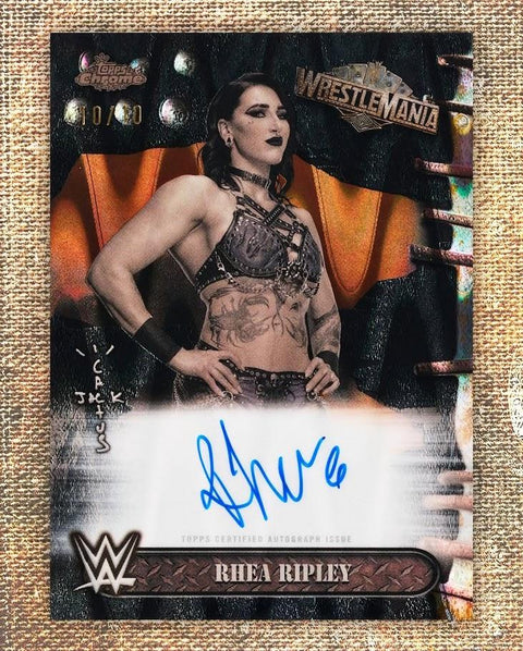 2025 Topps Chrome WWE Cactus Jack x Wrestlemania