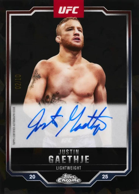 2025 Topps Chrome UFC Sapphire Edition