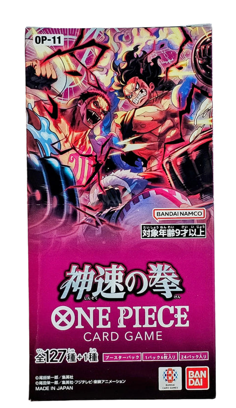 One Piece TCG: A Fist of Divine Speed OP-11 Booster (Japanese)