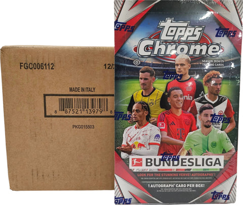 2024/25 Topps Chrome Bundesliga Soccer Hobby