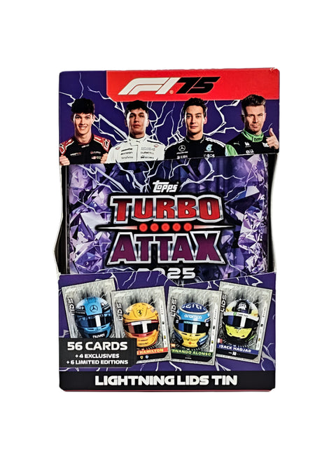 2025 Topps Formula 1 F1 Turbo Attax Mega Tin