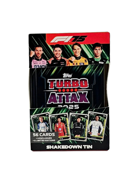 2025 Topps Formula 1 F1 Turbo Attax Mega Tin