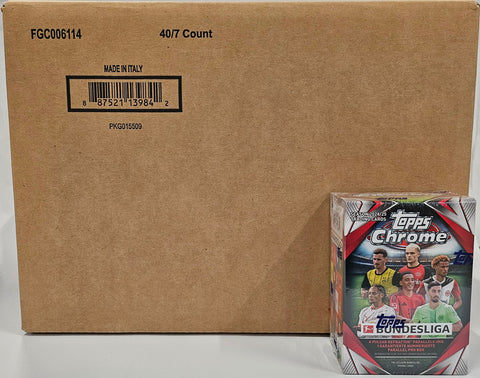 2024/25 Topps Chrome Bundesliga Soccer 7-Pack Blaster