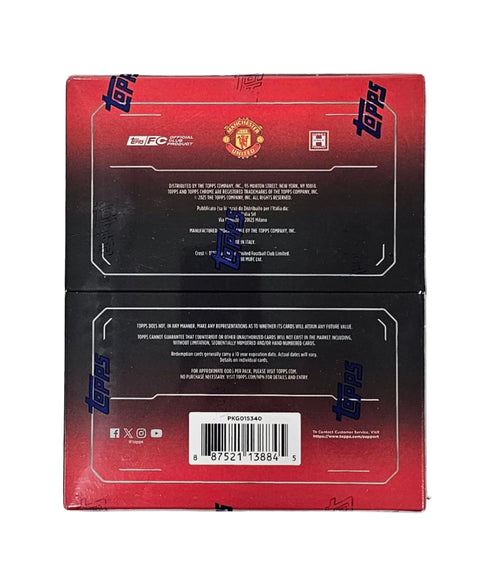 2024/25 Topps Chrome Manchester United Deluxe Edition Soccer Hobby