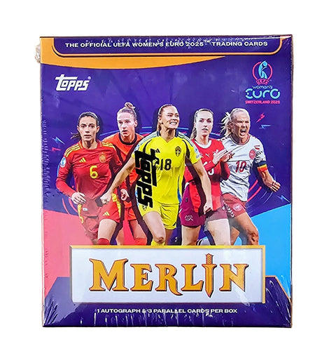 2024/25 Topps Merlin UEFA Women's Euros Soccer Hobby Box