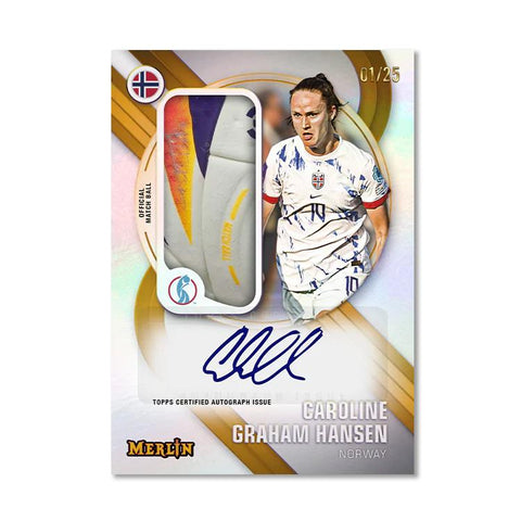 2024/25 Topps Merlin UEFA Women's Euros Soccer Hobby Box
