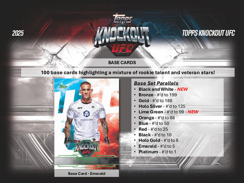 2025 Topps Knockout UFC Hobby