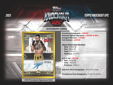2025 Topps Knockout UFC Hobby