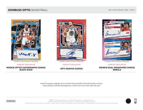 2023/24 Panini Donruss Optic Basketball Choice