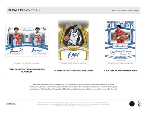 2023/24 Panini Flawless Basketball Hobby