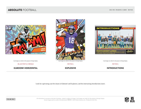 2023 Panini Absolute Football Hobby Mega (Teal Parallels!)