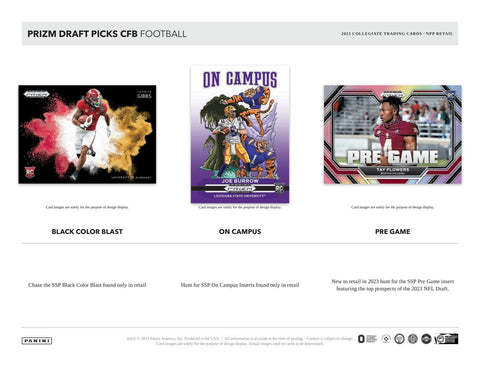 2023 Panini Prizm Draft Picks Football Blaster (Green Pulsar Parallels!)