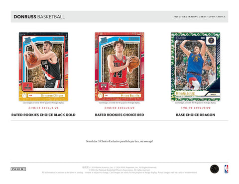 2024/25 Panini Donruss Basketball Choice