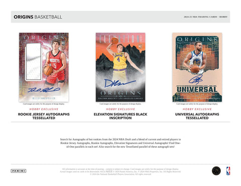 2024/25 Panini Origins Basketball Hobby