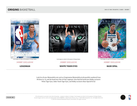 2024/25 Panini Origins Basketball Hobby
