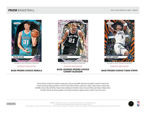 2024/25 Panini Prizm Basketball Choice Box