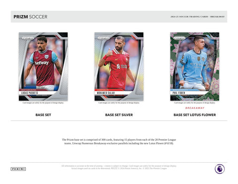 2024/25 Panini Prizm Premier League EPL Soccer Breakaway